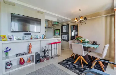 Apartamento mobiliado  3 dormitórios/quartos com 2 vagas. zona norte. próximo arena grêmio. br 448