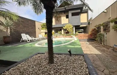 Casa sobrado com três suítes em bela vista/alvorada.