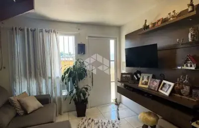 Casa sobrado com 51m de 2 pavimentos semimobiliado ,2 dormitórios uma vaga de garagem no loteamento caravagio i i .