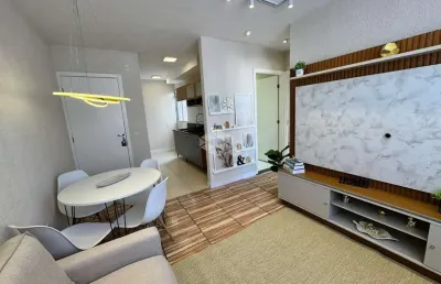 Apartamento com 02 dormitórios e uma vaga no bairro hípica.