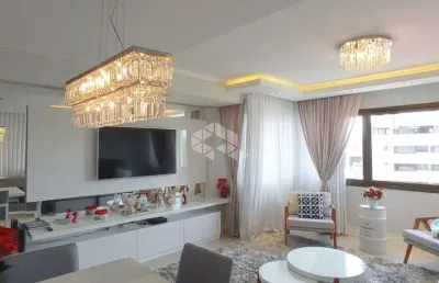 Apartamento 3 quartos convertido em 2, com 1 suíte e 2 vagas de garagem,  bairro passo d'areia em porto alegre.