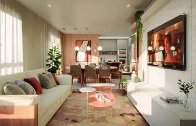 Apartamento de  03 dormitórios com 1 suite, 2 vagas no jardim itu/porto alegre