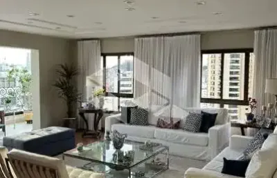 Lindo e amplo apartamento 290m² 4  quartos - 3 vagas de garagem na área nobre do real park