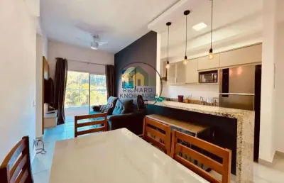 Apartamento à venda em ubatuba, toninhas, com 2 quartos, 62m²