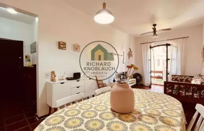 Apartamento à venda em ubatuba, tenório, com 1 quarto, 48m²