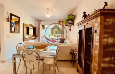Apartamento à venda em ubatuba, itaguá, com 2 quartos, 60m²