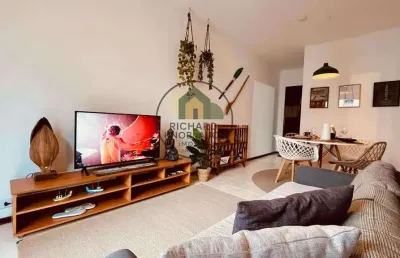 Apartamento à venda em ubatuba, barra da lagoa, com 1 quarto, 45m²