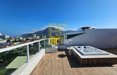 Cobertura com 3 dormitórios à venda, 268 m² por r$ 1.200.000 - centro - peruíbe/sp