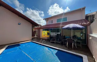 Sobrado à 300m do mar com 5 dormitórios à venda - cidade nova peruibe - peruíbe/sp