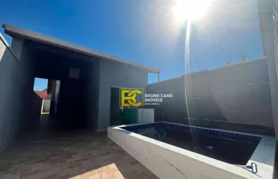 Casa nova com suíte e piscina – moderna e a 1.500m da praia
