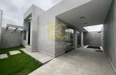 Casa térrea nova e moderna  - flora rica ii - peruíbe/sp