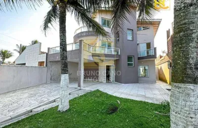 Sobrado com 3 pavimentos vista livre e localização privilegiada - balneário são joão batista i - peruíbe