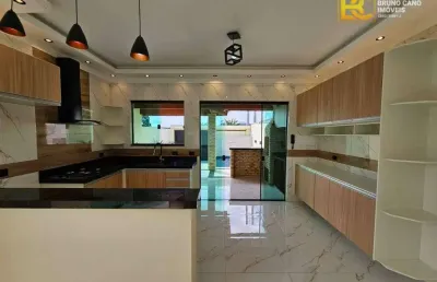 Casa nova e moderna com piscina a venda - park daville - peruíbe/sp