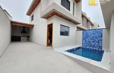 Sobrado moderno com piscina - cidade nova peruibe - peruíbe/sp