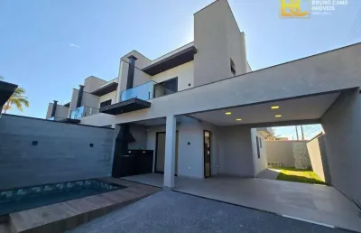 Sobrado novo e moderno a 550m do mar à venda - ribamar - peruíbe/sp