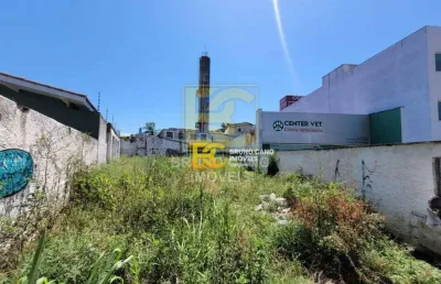 Terreno, 390 m² - venda por r$ 550.000,00 ou aluguel por r$ 2.700,00/mês - centro - peruíbe/sp