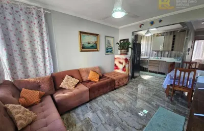 Apartamento duplex de frente para o mar com 3 dormitórios à venda - centro - peruíbe/sp