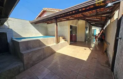 Casa com piscina e 3 quartos a venda - ribamar - peruíbe/sp