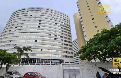 Apartamento frente ao mar com 3 dormitórios à venda - centro - peruíbe/sp