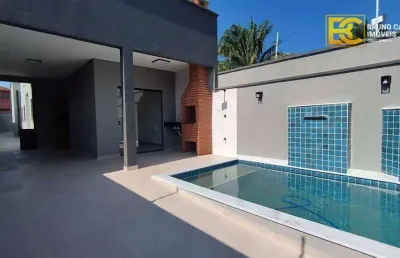 Casa com 2 quartos para alugar - nova peruibe - peruíbe/sp
