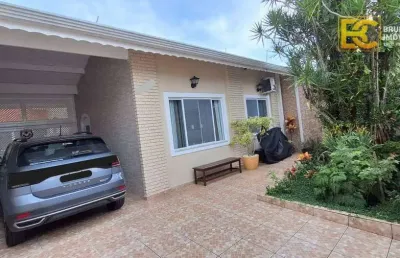 Linda casa com 3 dormitórios para locação- centro - peruíbe/sp