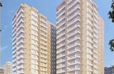 Belíssimo apartamento, à 400m do mar e lazer completo