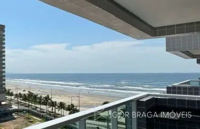 Excelente apartamento, à 15m do mar e lazer completo