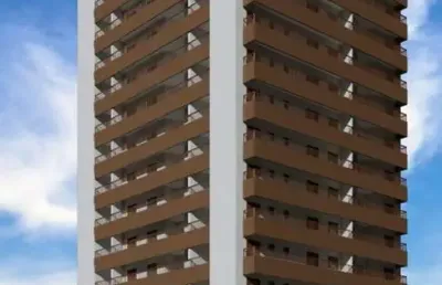 Belíssimo apartamento, à 500m do mar e lazer completo