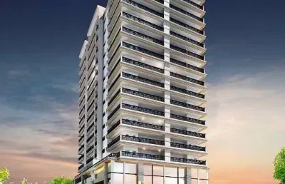 Belíssimo apartamento, à 300m do mar e lazer completo