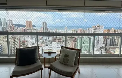 Incrível apartamento, à 400m do mar e lazer completo