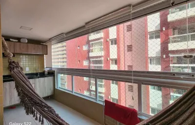 Excelente apartamento à 150m do mar e lazer completo