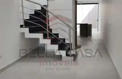 Sobrado novo com 3 quartos e 2 banheiros  110m2 - vl. alpina