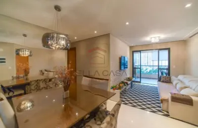 Apartamento a venda com 3 quartos e varanda gourmet com 2 vagas