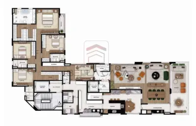 Apartamento para locação- 1 por andar - novo- 4 suítes - 5 vagas - deposito