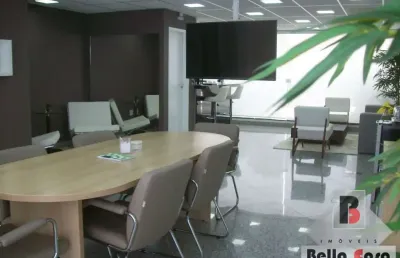 Sala comercial de 40m² na mooca cozinha, banheiro escritório com divisória de vidro