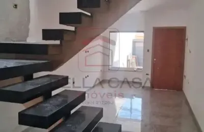 Sobrado novo a venda no bairro da vila alpina com 3 quartos