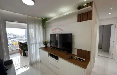 Apartamento de 62m² acabamento de alto padrão e lazer de club
