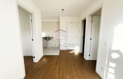 Apartamento novo - vila prudente - 36m² - 2 quartos, cozinha americana, sala, terraço, banheiro.