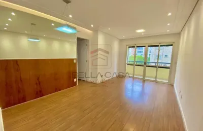 Apartamento para locação de 80m² 3 dormitórios 1 suite  2 vagas de garagem