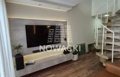 Apartamento duplex semi mobiliado com 2 dormitorios e 1 vaga no cristo rei