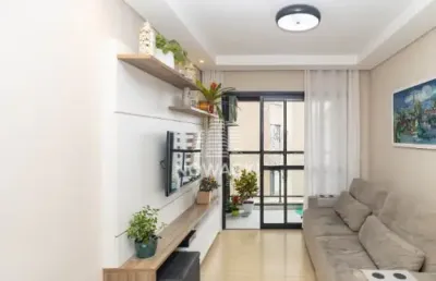 Lindo apartamento semi mobiliado com 2 dormitórios e 1 vaga no cristo rei