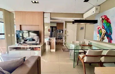 Apartamento ensolarado e ventilado com 3 dormitórios, suíte e 2 vagas no ecoville