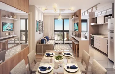 Obra entregue! apartamento de 2 quartos e 1 vaga no ecoville!