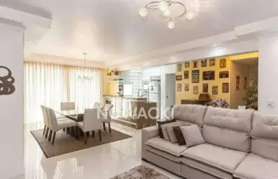 Apartamento semi mobiliado com 3 dormitórios e 2 vagas no água verde