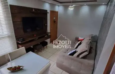 Apartamento com 2 dormitórios à venda, 43 m² por r$ 215.000,00 - residencial jequitibá - ribeirão preto/sp