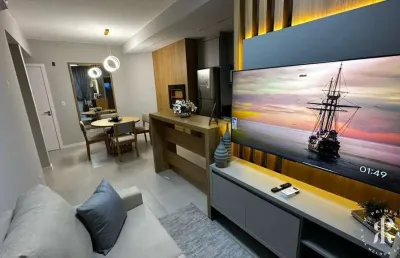 Apartamento 1 dormitório  mobiliado e decorado a venda no centro de tramandaí