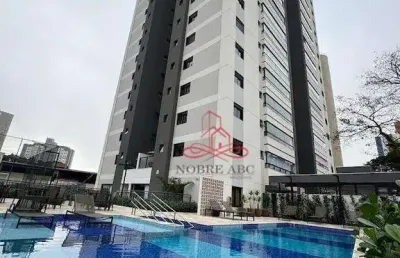 Apartamento de alto padrão com 3 dormitórios à venda, 135 m² por r$ 1.800.000 - vila assunção - santo andré/sp