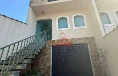 Sobrado com 3 dormitórios à venda, 314 m² por r$ 1.250.000,00 - vila pires - santo andré/sp