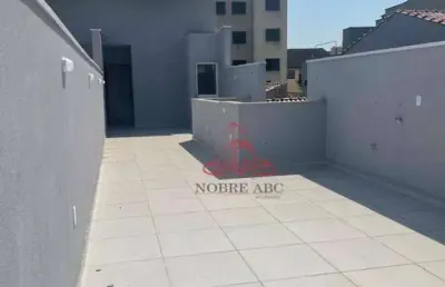 Cobertura com 2 dormitórios à venda, 120 m² por r$ 530.000,00 - vila humaitá - santo andré/sp