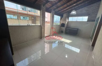 Cobertura com 3 dormitórios à venda, 76 m² por r$ 710.000,00 - vila valparaíso - santo andré/sp